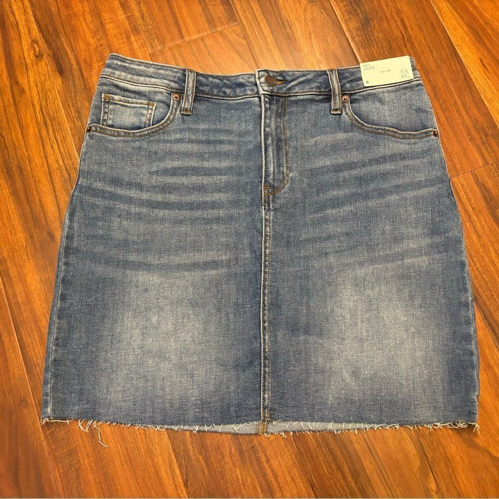 New York & Company Denim mini skirt NWT